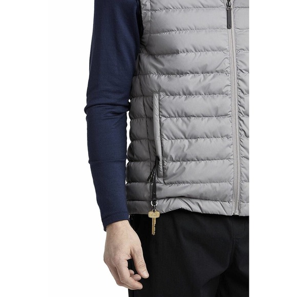 Lole Men's Irving Down Vest X-Large XL Meteor Gray MSRP $179 Packable - Picture 3 of 5